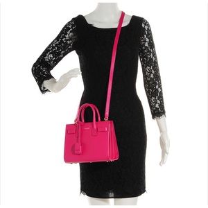 Saint Laurent Sac De Jour Nano (Fuschia)